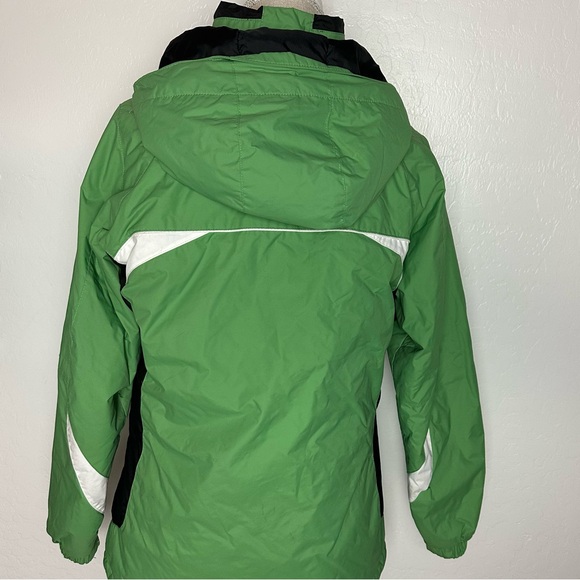 Columbia Sportswear Company Coat Womens Jacket Green Fleece Lined Full Zip - Picture 8 of 13